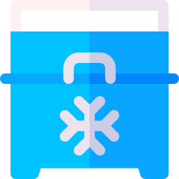 Portable fridge icon