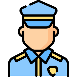 Security man icon