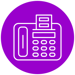 Fax machine icon