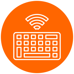 Wireless keyboard icon