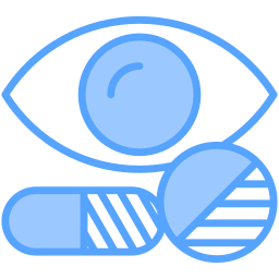 Eye pills icon