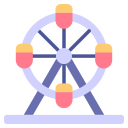 Ferris wheel icon