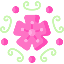 Floral design icon