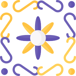 Floral design icon