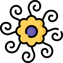 Floral design icon