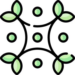 Floral design icon