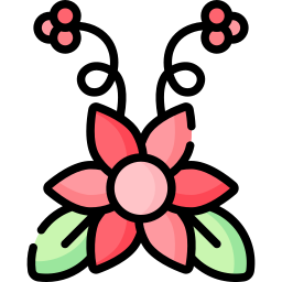 Floral design icon