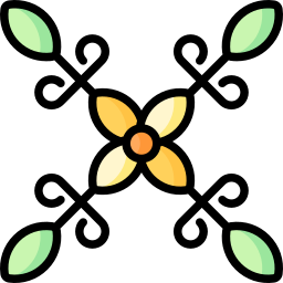 Floral design icon