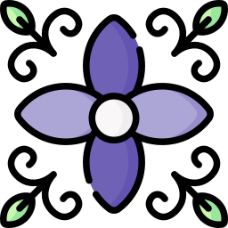 Floral design icon