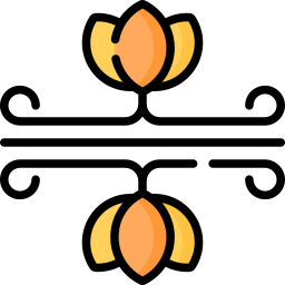 Floral design icon