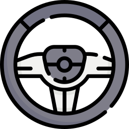 Steering wheel icon