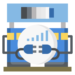 station de charge Icône