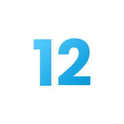 Number 12 icon