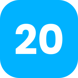 número 20 Ícone