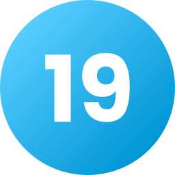 número 19 Ícone