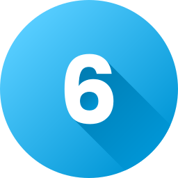 Number 6 icon