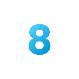 Number 8 icon