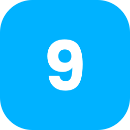 Number 9 icon