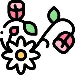 Floral design icon