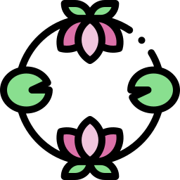 Floral design icon