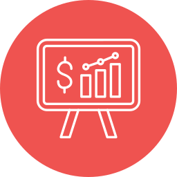 Business presentation icon