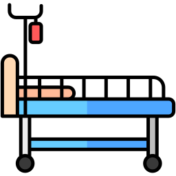 Hospital bed icon