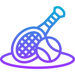 Tennis racket icon