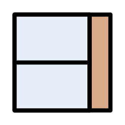 linee della griglia icona