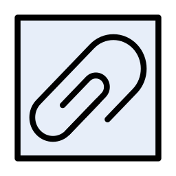 Paper clip icon