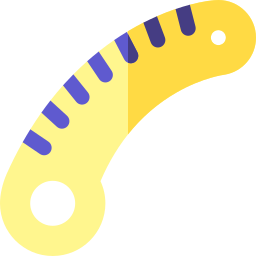 Curve ruler icon