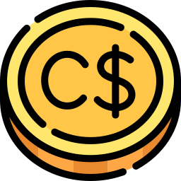 kanadischer dollar icon