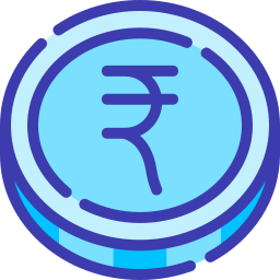 Indian rupee icon