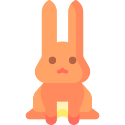 Easter bunny icon