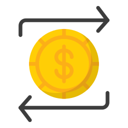 Money transfer icon