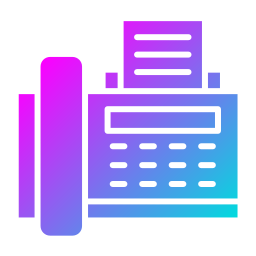 Fax machine icon