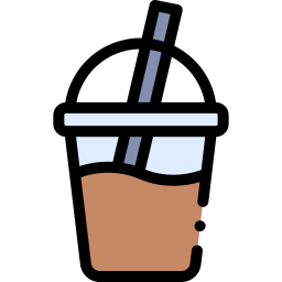 café gelado Ícone