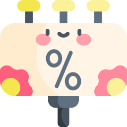 Spring sales icon