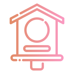 Bird house icon