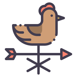 Weathercock icon