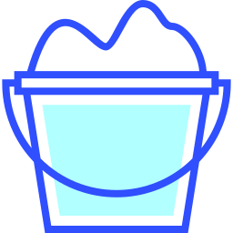 Sand bucket icon