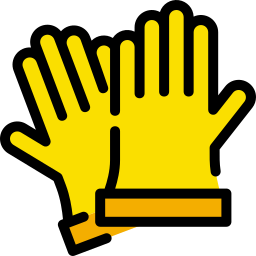 Hand gloves icon