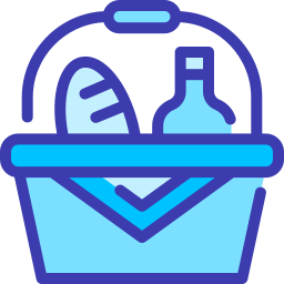 Picnic basket icon