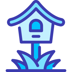 Bird house icon