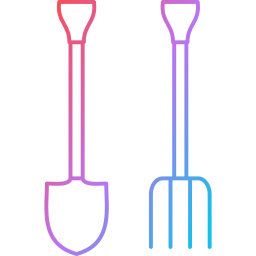 Gardening tools icon