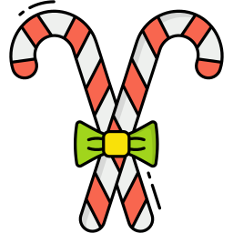 Candy cane icon