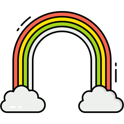 arc-en-ciel Icône