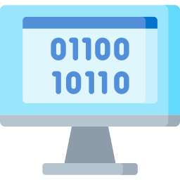 Binary code icon