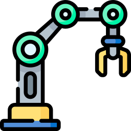 braccio robotico icona