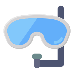 Diving goggles icon