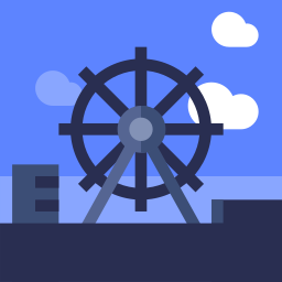 Ferris wheel icon